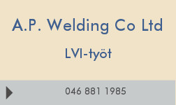 A.P. WELDING CO., LTD sivuliike Suomessa logo